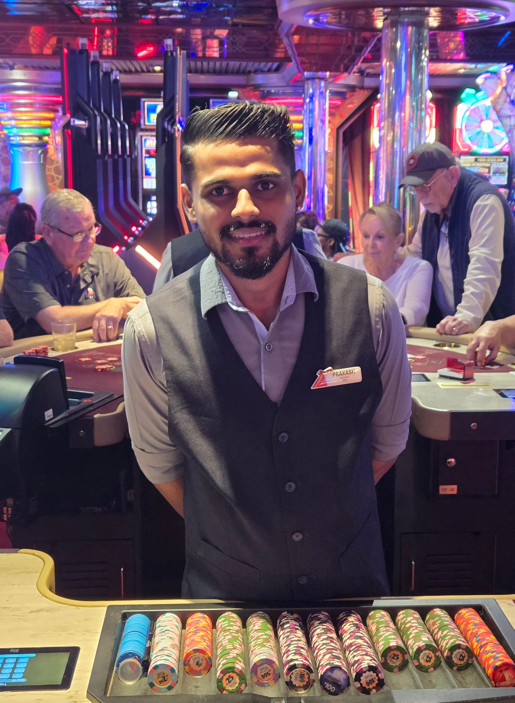 Prakash, Casino Dealer